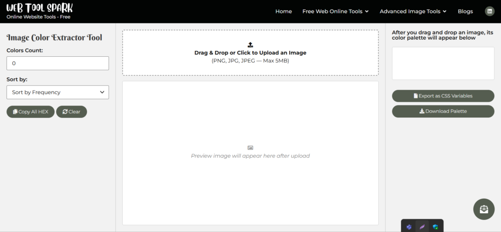 Image Color Extractor tool