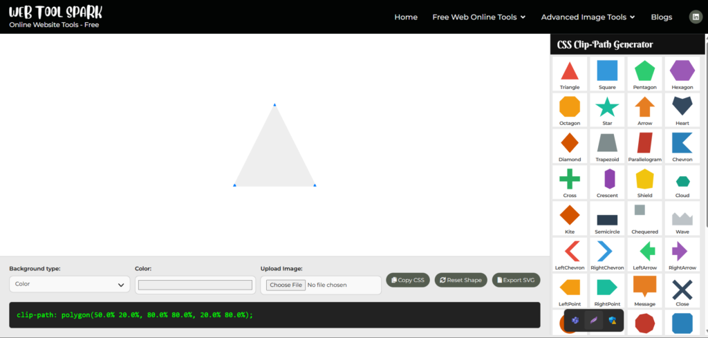 CSS Clip Path Tool