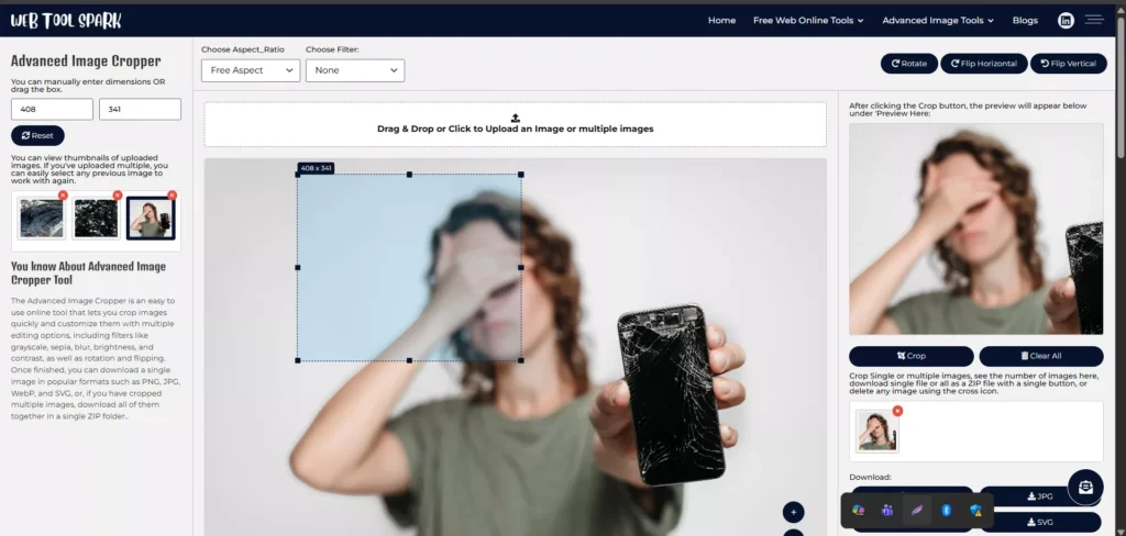Advanced Image Cropper